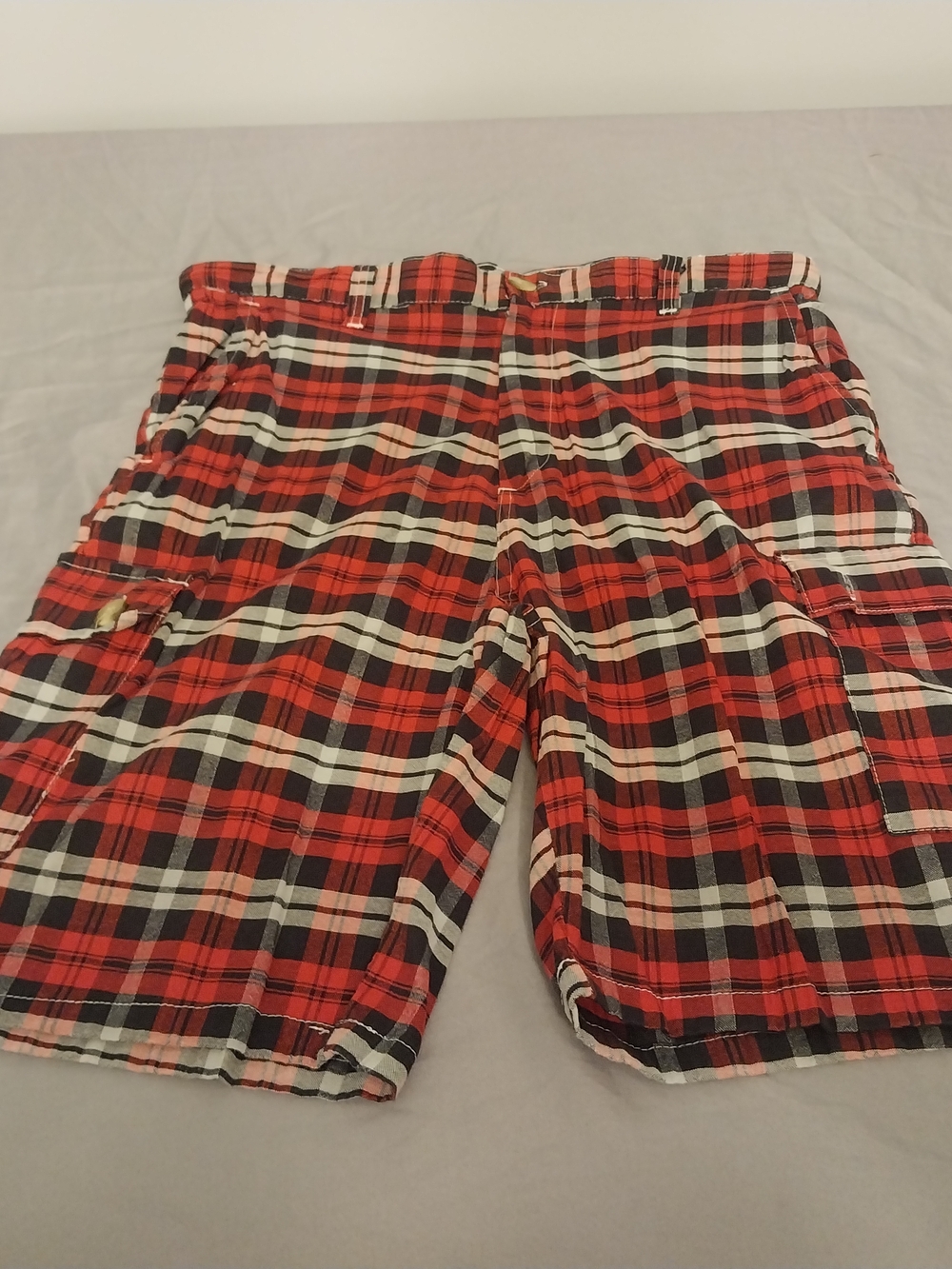 Active Force Omni Plaid Cargo Shorts 36. #0115